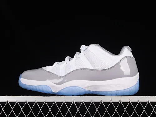 All categories Air Jordan Jordan series basketball shoes Air Jordan 11 F version Air Jordan AJ11 Low "Cement Grey" AJ11 Joe 11 cool gray 2.0 real standard real carbon low-top basketball shoes AV2187-140
